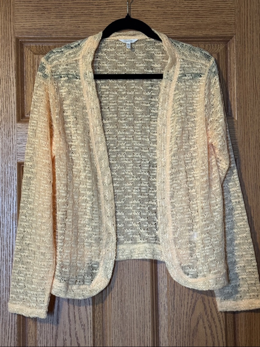 Maurices yellow Open-Front Lightweight Women’s Cardigan